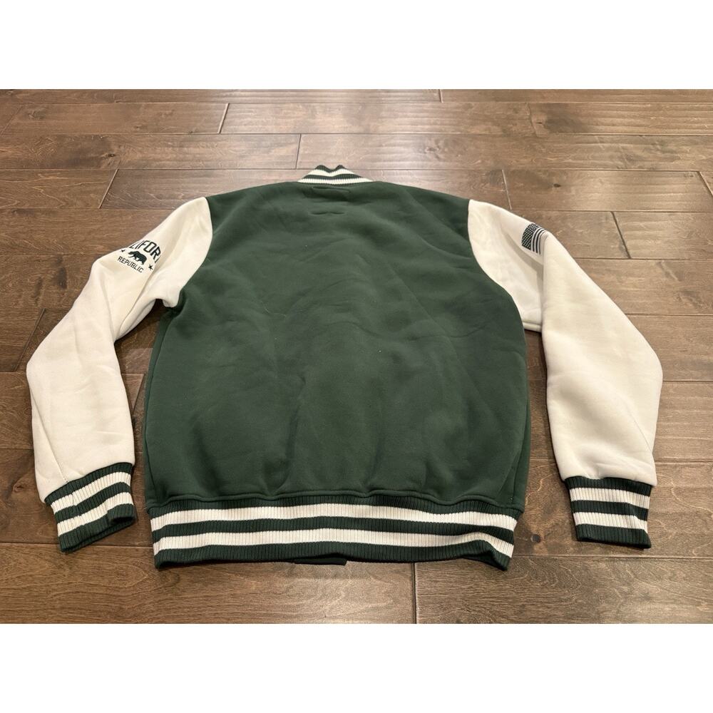 SF CityWear Unisex Snap San Francisco California Republic Varsity Jacket XL - Picture 3 of 11